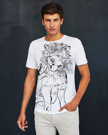 Chow Chow Dog - Men's T-shirt white, SELVA