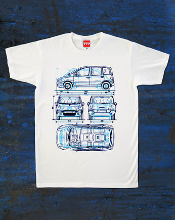 Koszulka FIAT MULTIPLA NEW & OLD tshirt, 777 Tshirts