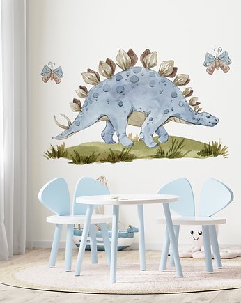Naklejka na ścianę dinozaur stegozaur nalepka do pokoju dziecka, Fotobloki and decor