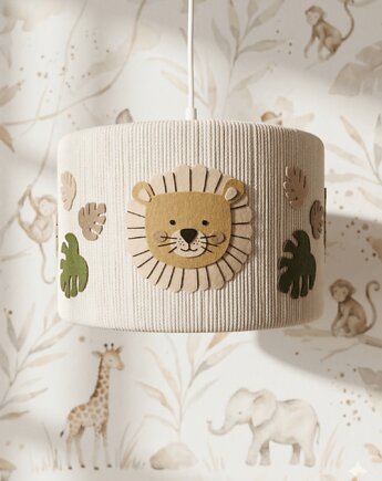 Lampa sufitowa do pokoju dziecka Safari Lion, Bring the Light