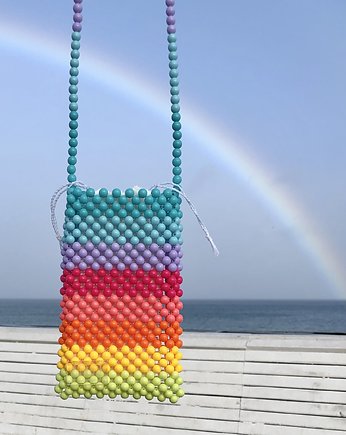 GIGI Rainbow M torebka na telefon z koralików, OSOBY - Prezent dla mamy