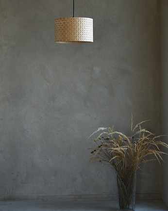 LUNA - ręcznie pleciona lampa z drewna, VENE DESIGN 