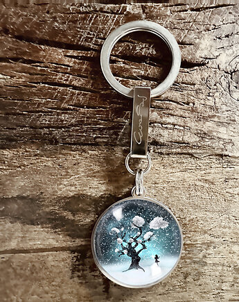 Star Girl Winter tree  - brelok + opakowanie, Ewa Saj Fotografie