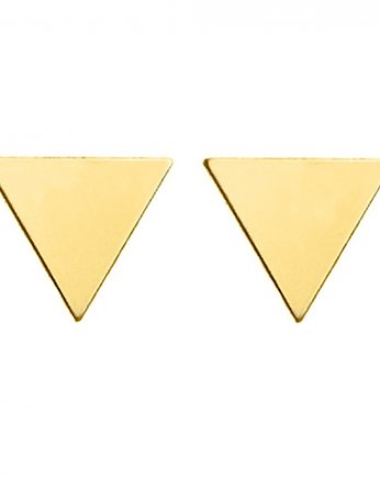 Złote kolczyki pełne trójkąty, SOTHO