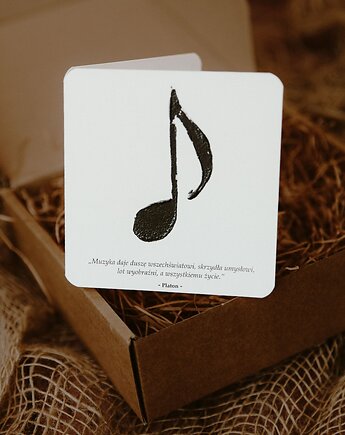 Kartka "Nutka" w pudełeczku, BY KORNELIA OCHOCKA