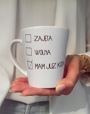 Kubek   Latte MAM JUŻ KOTA, FarrowDesign