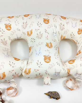 Poduszka do karmienia bliźniąt, prezent dla bliźniąt, poduszka bliźniaków, Enitka Sweet Baby Room