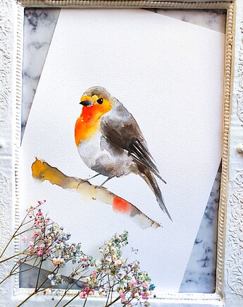 Akwarela rudzik, Wiktoria Borys Art