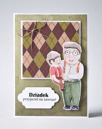 Kartka okolicznościowa dla dziadka: Dziadek - przyjaciel na zawsze!, Rabskart