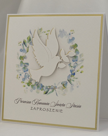 Zaproszenia na Komunię, wzór 27, Anna Art and Crafts