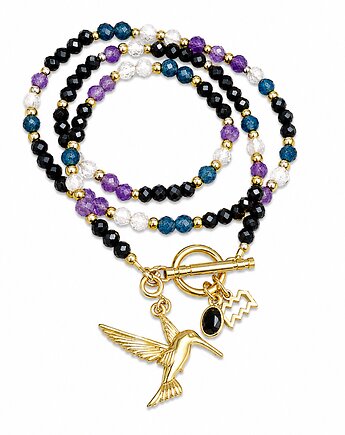 Naszyjnik zodiakalny WODNIK, NESSING handmade