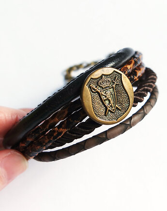 Bransoletka - Herb, lew - unisex, yenoo