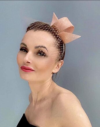 Fascynator SANY ŁOSOŚOWY oraz inne kolory, MONIKA SAXTON LUXURIOUS MILLINERY