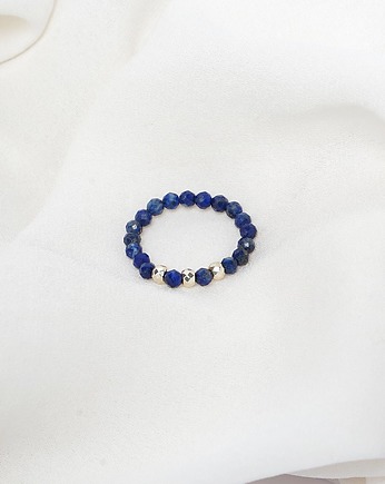 Pierścionek IB z Lapis Lazuli i Hematytami, Gleeme Jewellery