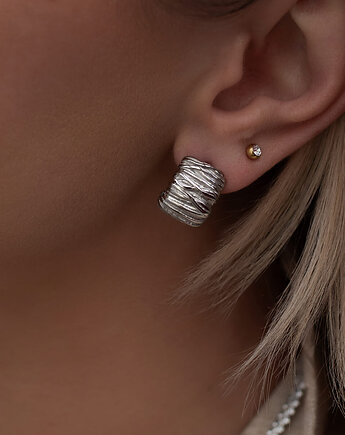 Srebrne modne kolczyki, Paraiso