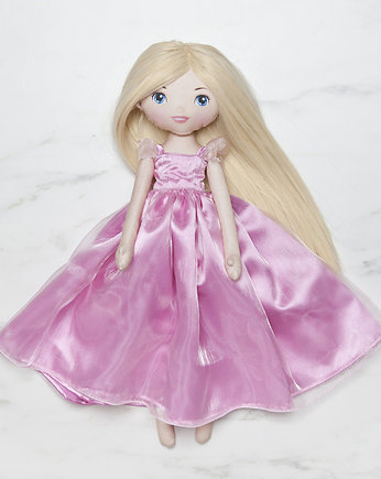 Lalka księżniczka w różowej sukni balowej, MaFee Dolls