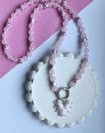 Naszyjnik FOLK heart puffy, WILDBI design