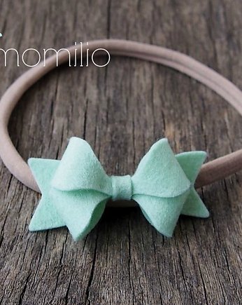 Opaska do włosów Butterfly Bow Light Mint, Momilio