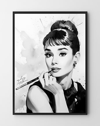 Plakat Audrey Hepburn Vintage, HOG STUDIO