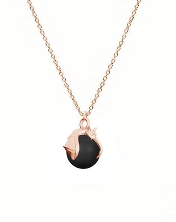 Nietoperz z czarną perłą- naszyjnik, ISSI Jewelry