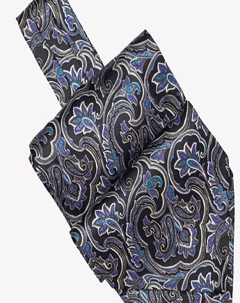 Elegancki fular jedwabny z motywem paisley 17x130 cm, ALLORA BE UNIQUE