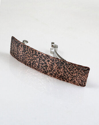 Lawa - miedziana klamra do włosów, Caltha