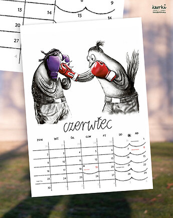 Kalendarz ze sportowymi kurkami 2025, ewaziembicka