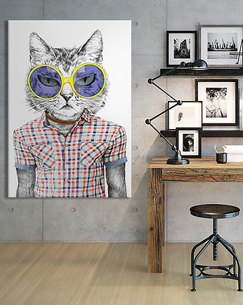 Obraz na płótnie Koci styl 60x80, NOWdeco