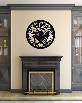 DEKORACYJNY PANEL AŻUROWY, MEDUZA, GORGONA, DEKORACJA ŚCIENNA 3D, ORNAMENT,60, ORNAMENTI