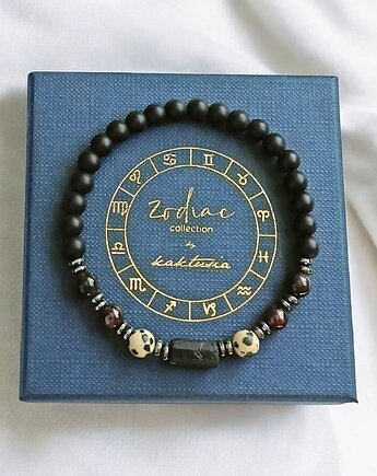 SKORPION - zodiac collection - bransoletka na gumce, kaktusia