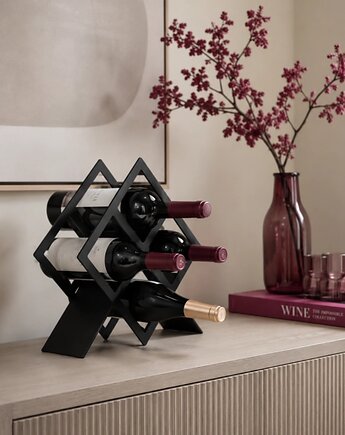 Stojak na wino Loft Nero, Vavum Furniture