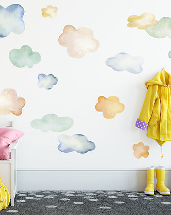 Naklejki "KOLOROWE CHMURKI", Make My Wall 