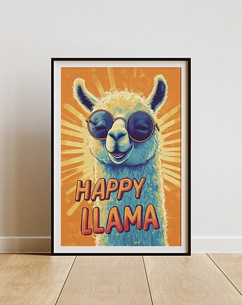 Plakat - Happy Llama, Harry Monkey