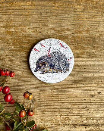 Jeżyk- Magnes ceramiczny- Ilustracja- Zwierzaki, BOSKE