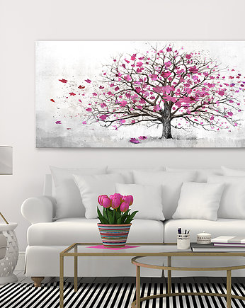 Obraz na płótnie Abstakcyjne drzewo- 150x60cm, LUdesign gallery