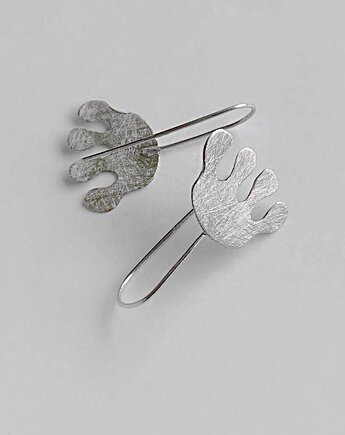 Kolczyki srebrne KWIAT, Katarzyna Kaminska ART