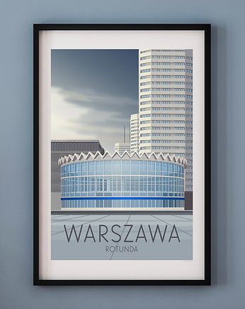 Plakat WARSZAWA, A. W. WIĘCKIEWICZ