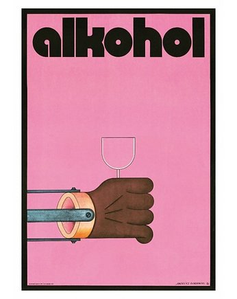 Kartka pocztowa - Alkohol (Polska Szkoła Plakatu), Galeria LueLue