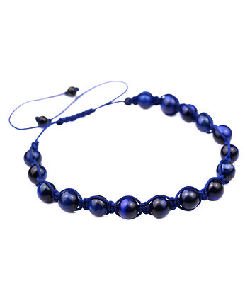 Bransoletka Męska Sokole Oko Makrama, Brazi Druse Jewelry