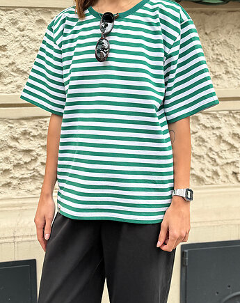 T-shirt Oversize STRIPES FOREST, DOT