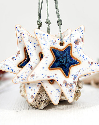 Ozdoby choinkowe choinkowe - gwiazdki, 10FingersArt