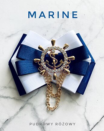 Brosza Marynarska / Żeglarska  Kolekcja MARINE  NEW, Pudrowy Różowy