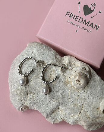 Kolczyki Plates Silver - srebro 925, Friedman Jewelry