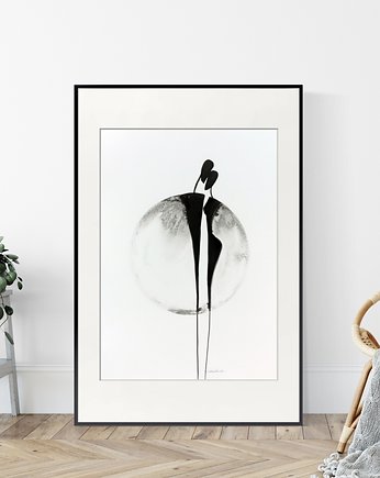 grafika 50X70 cm wykonana ręcznie, MiniMalArt