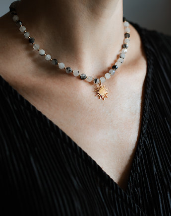 Choker kwarc turmalinowy, Bibu bijoux