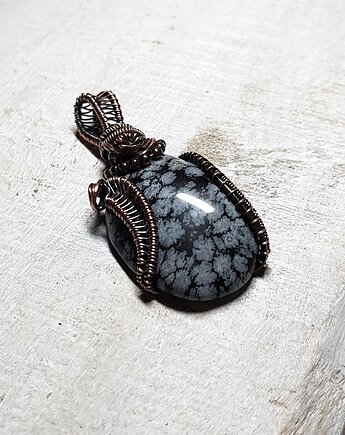 Obsydian śnieżny  m241, JanArt