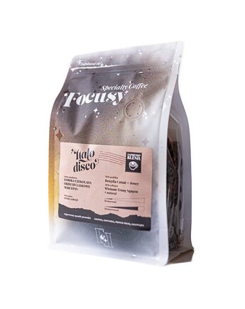 Kawa ziarnista ItaloDisco  gęste i mocne espresso 250 g, Focusy