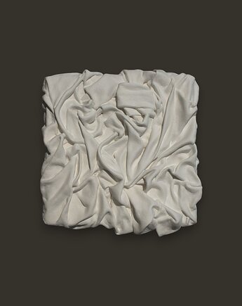 Texture No.1 - rzeźba ścienna, obraz strukturalny 20x20 cm, Qualia Artstudio