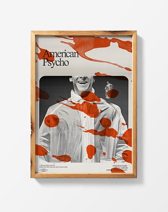 American psycho x print, Justyna Frąckiewicz