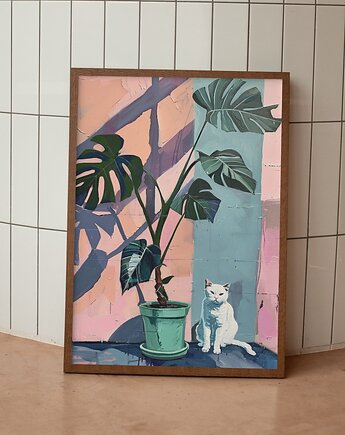 Plakat - Kot pod palmą, Harry Monkey
